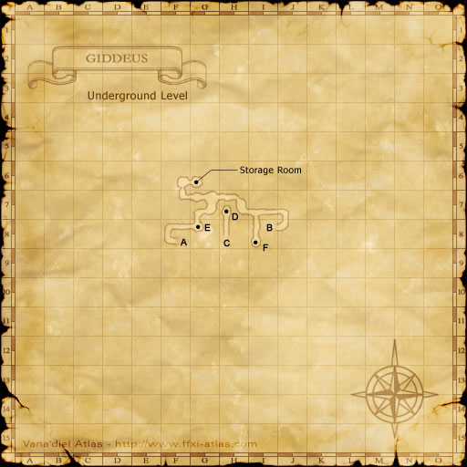 Treasure Map Indicating the Location of Ignis Aureliae